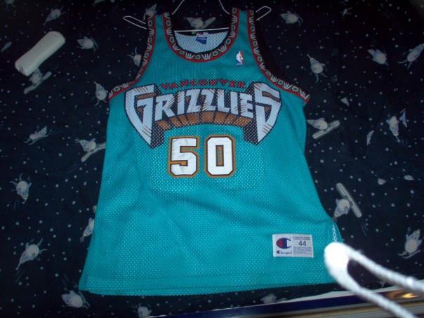 bryant reeves vancouver grizzlies jersey